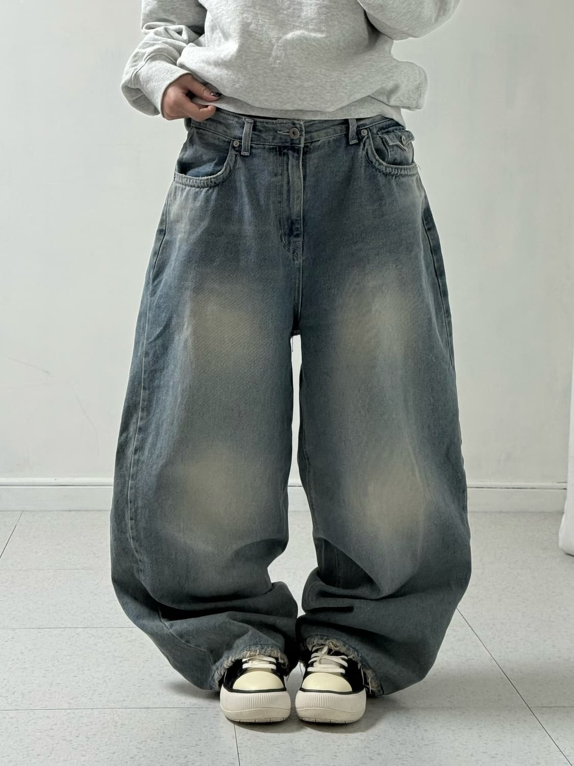 OOTJ 워시드 데님팬츠(카리나 팬츠) 상품이미지1