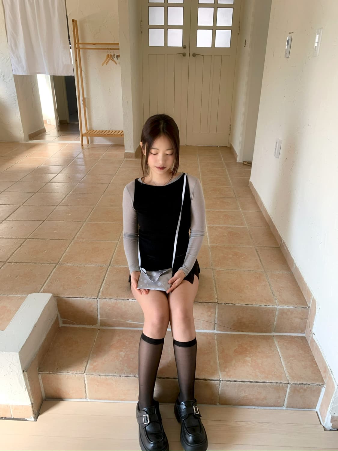 S.O.O Dot Letter Mini Cross Bag 상품이미지4