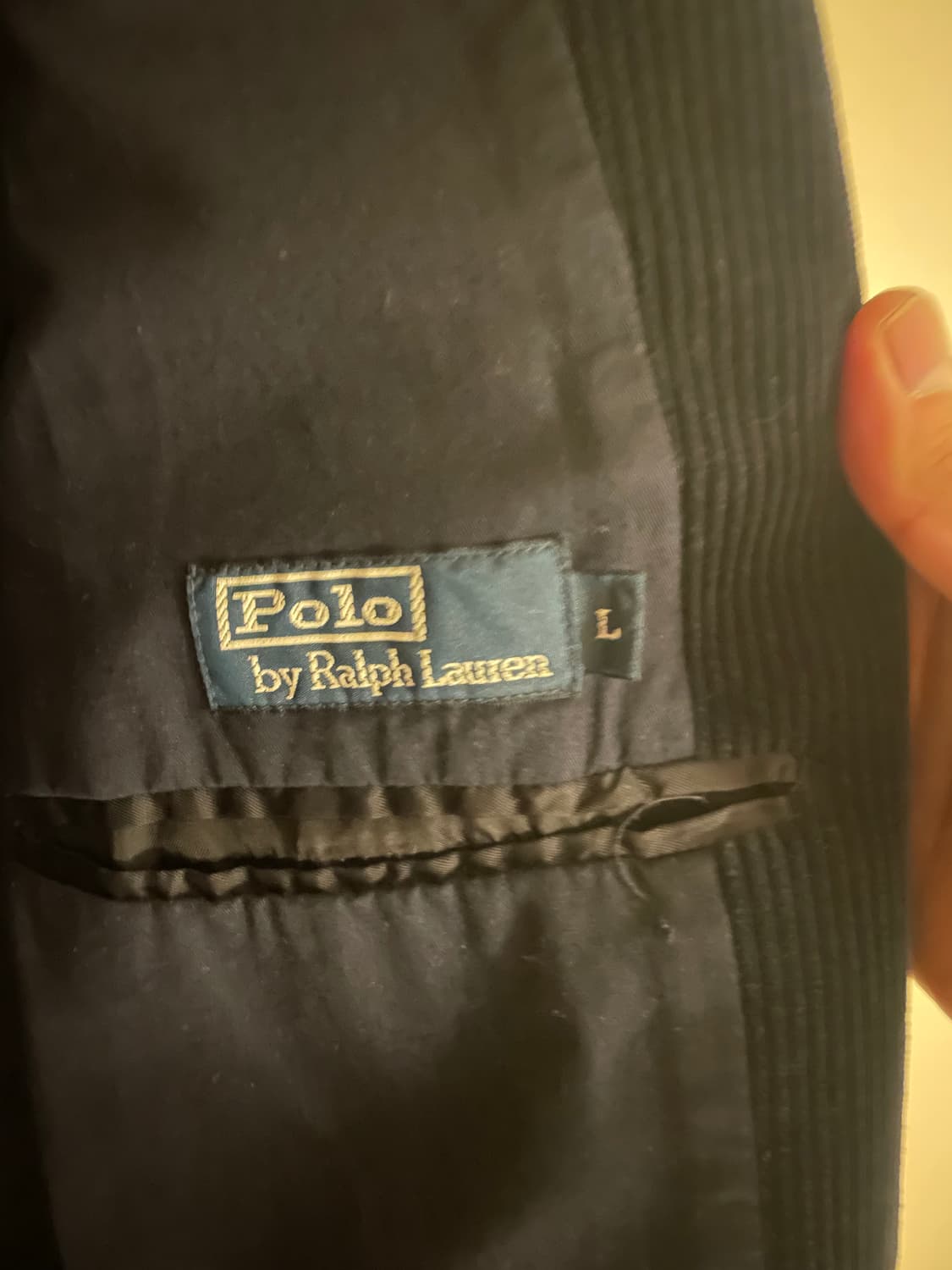 폴로 코듀로이 네이비 블레이저 자켓 상품이미지4