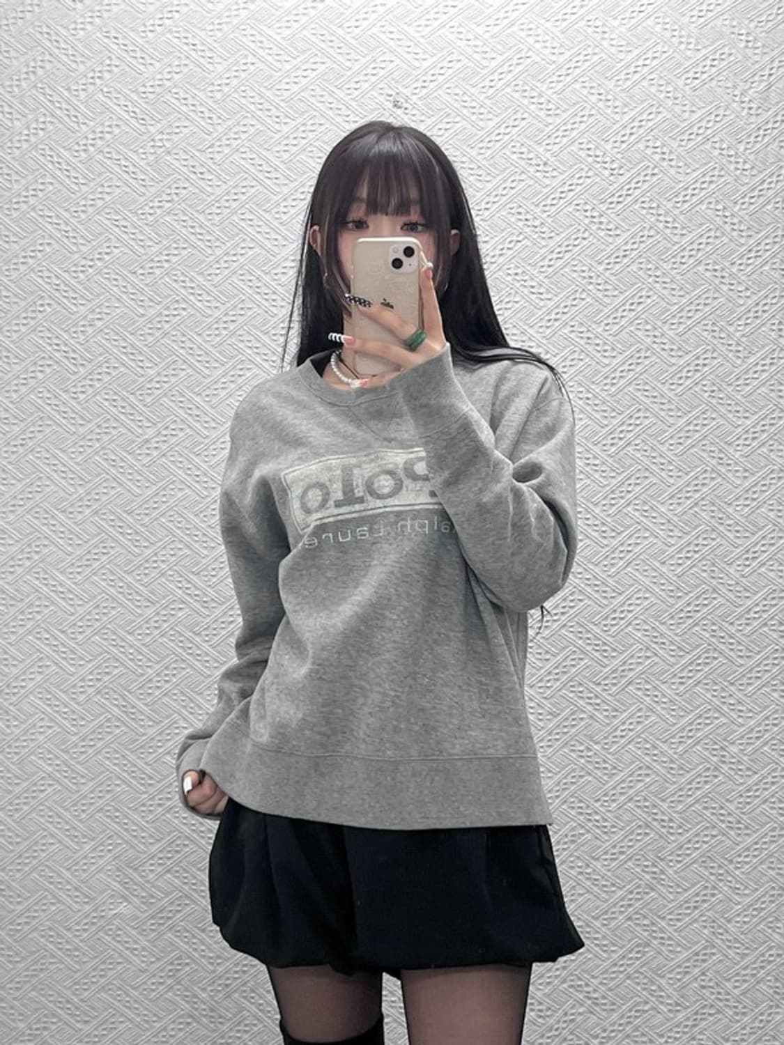 폴로 랄프로렌 희귀 빈티지 데미지 프린팅 맨투맨 M C10699 상품이미지2