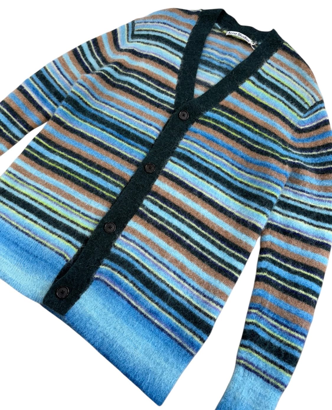 아크네 스튜디오 스트라이프 모헤어 가디건 상품이미지3
