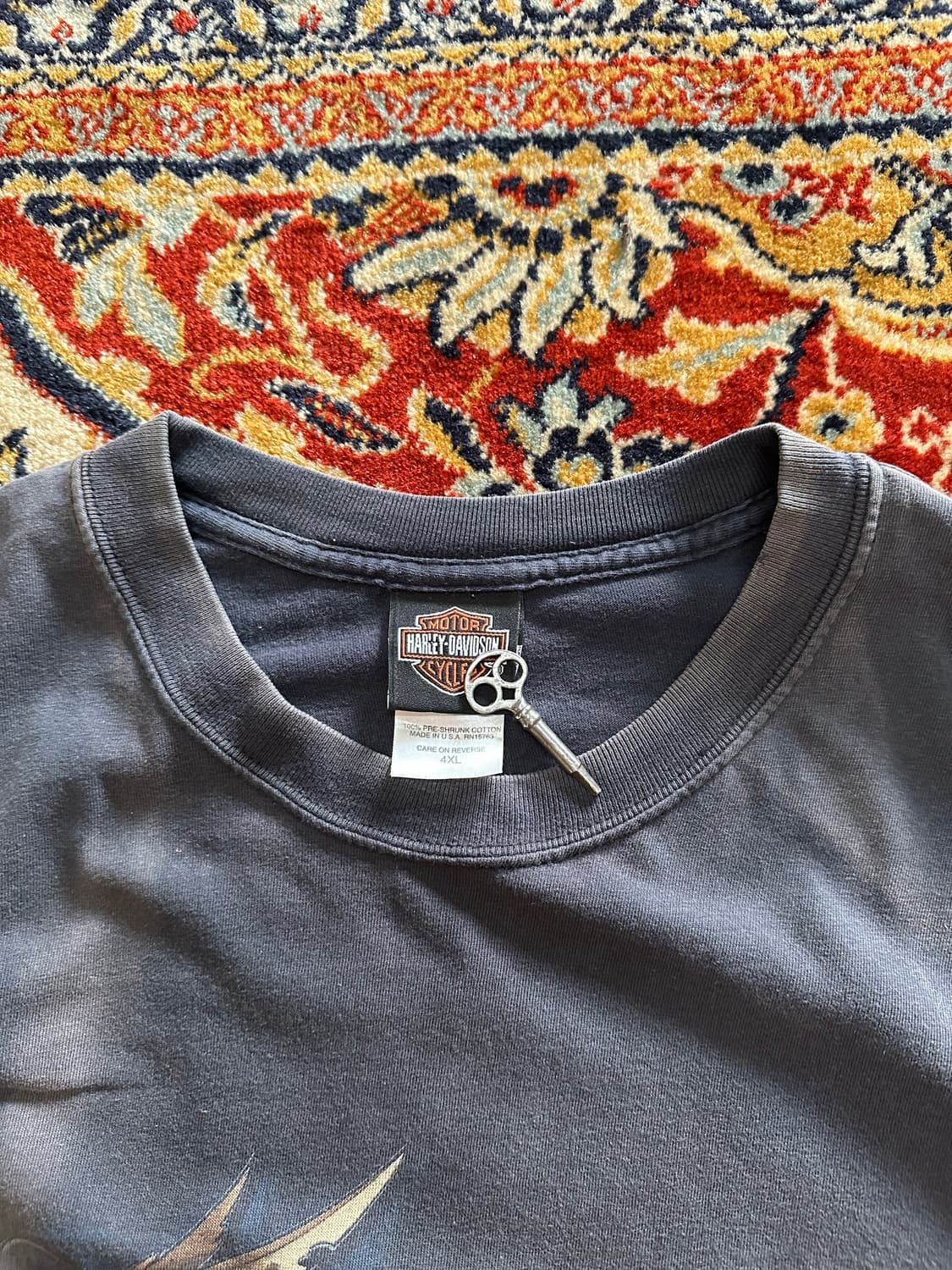 할리데이비슨 x 루니툰즈 '와일드 코요테' 파이어 롱슬리브 - 4XL 상품이미지8