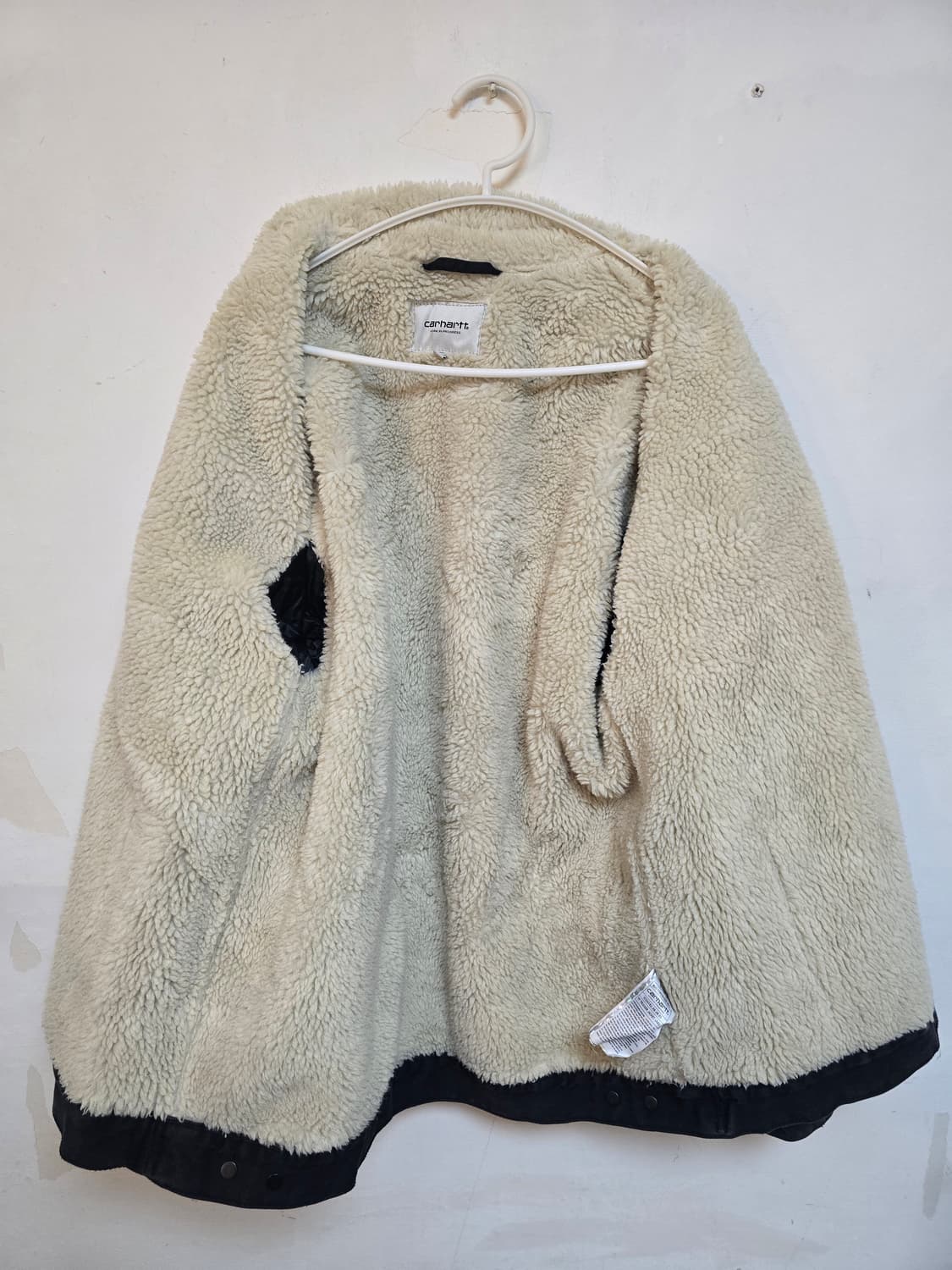 Carhartt Work In 워싱 데님 양털 자켓 M (새상품) 상품이미지4