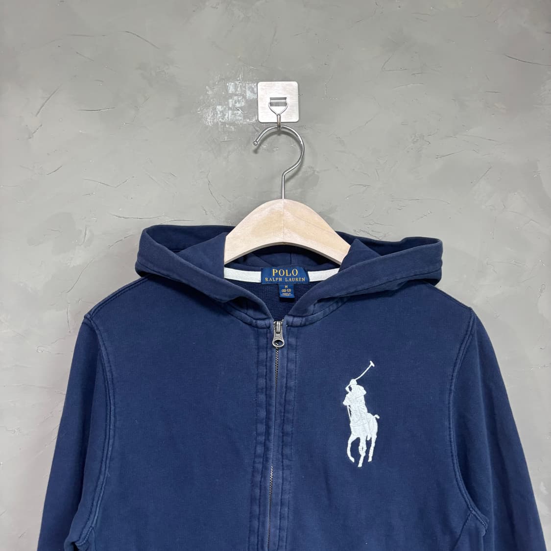 폴로 랄프로렌 빅포니 후드집업 네이비 상품이미지2