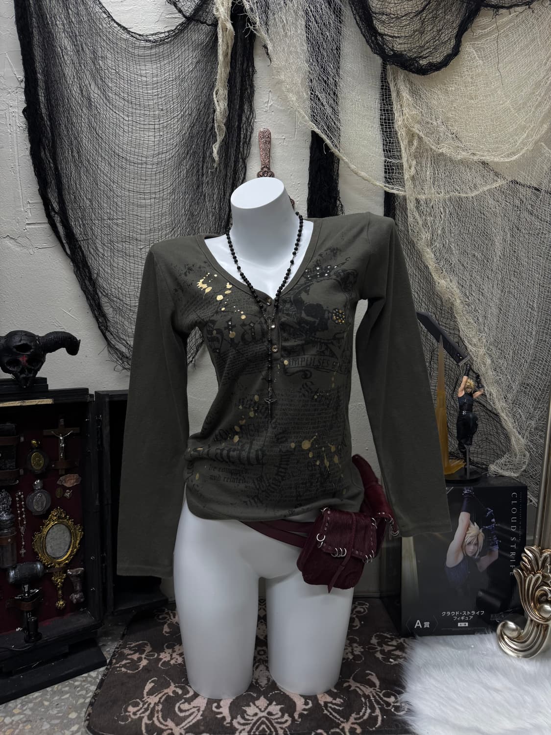 Sky bomber 00s y2k printing bizz cut sew 상품이미지1