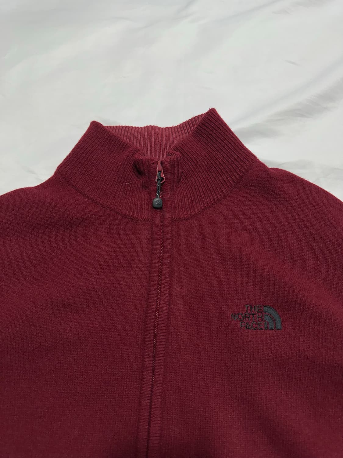 노스페이스 엘보우 패치 니트 집업 상품이미지2