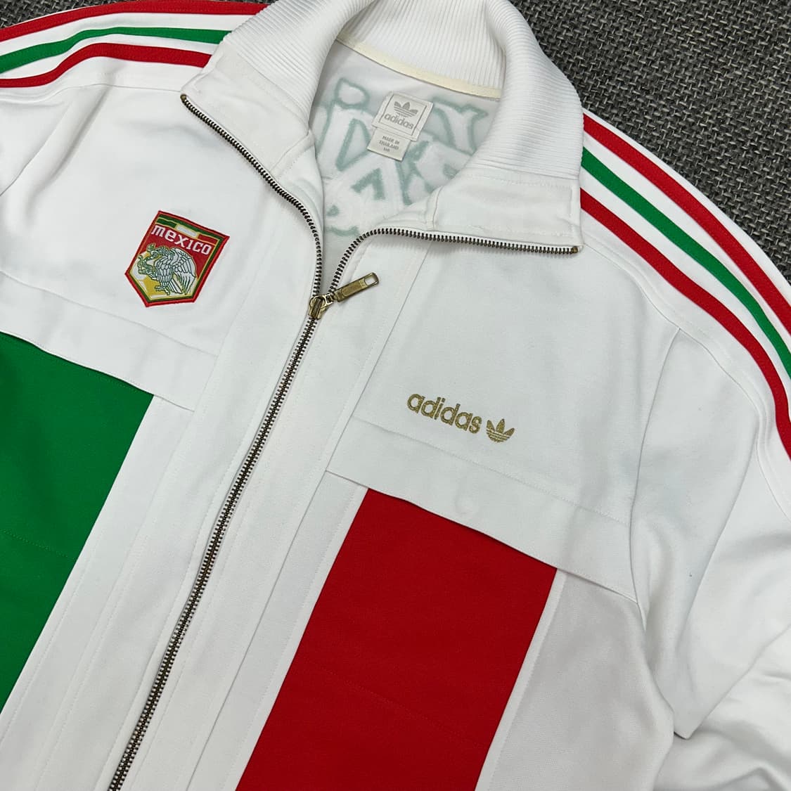 아디다스 멕시코 국대 빈티지 화이트 져지 110 상품이미지4