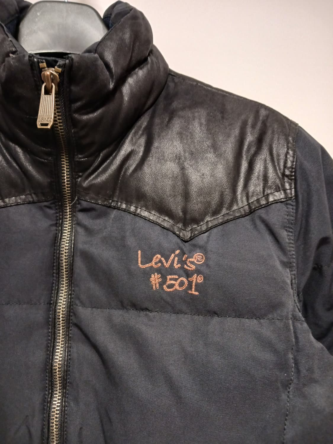 리바이스 가죽패치 덕다운 상품이미지2