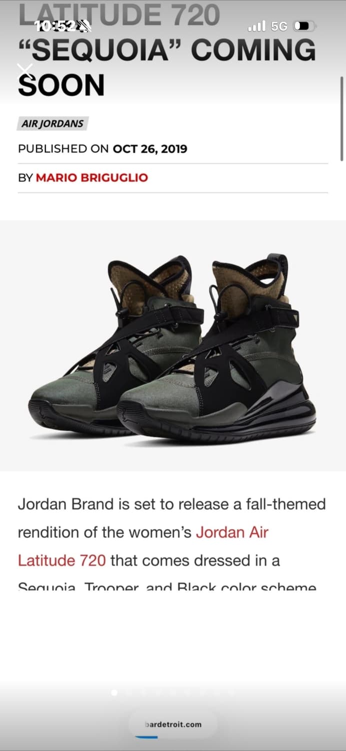 나이키 우먼스 조던 에어 래티튜드 720 상품이미지7