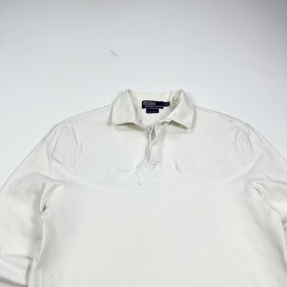 폴로 랄프로렌 클래식 화이트 럭비티 맨투맨 (L) 상품이미지1