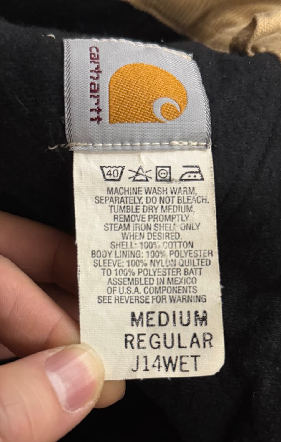 [칼하트] 00s J14 WET 윗 산타페 자켓 (S급/M) 상품이미지5