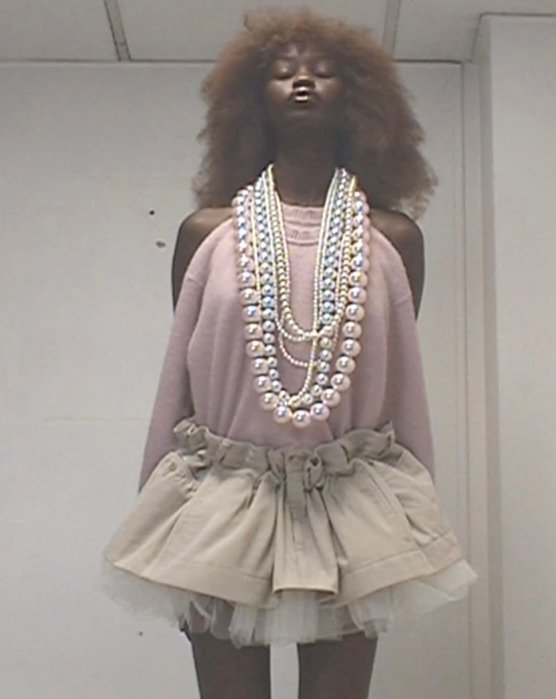 [S]어거스트 바론 All-in 스크런치 치노 스커트/베이지 상품이미지8