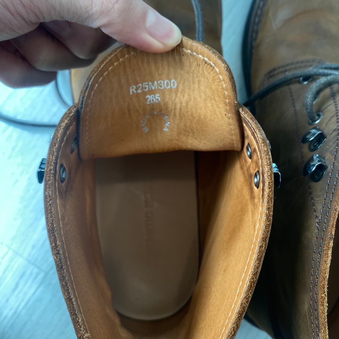 로맨틱무브 레일로드 워커 오일 빈티지 브라운 265 상품이미지5