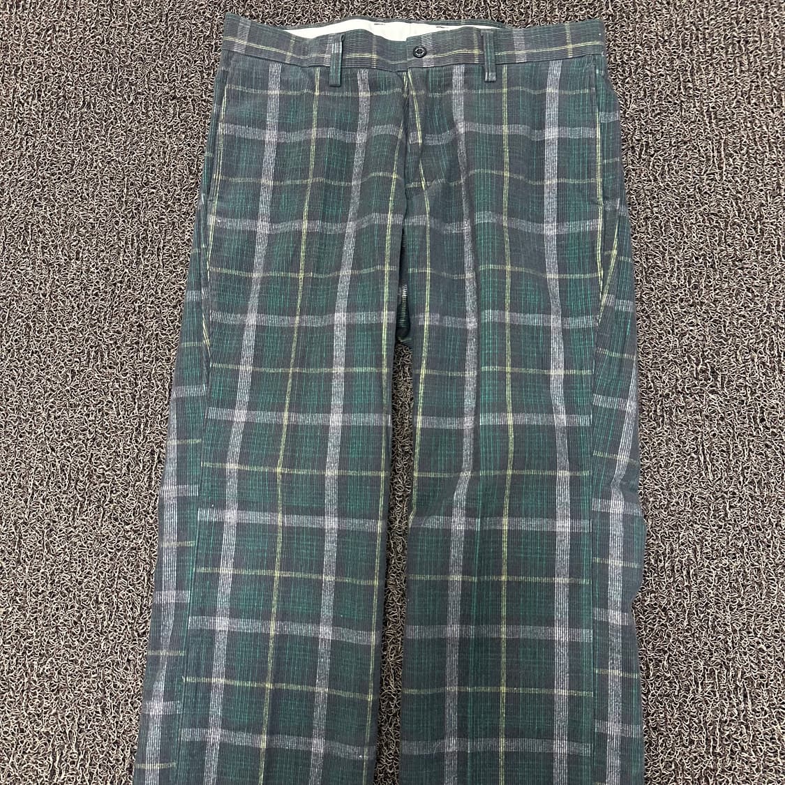 아디다스 타탄 체크 바지 32인치 상품이미지2