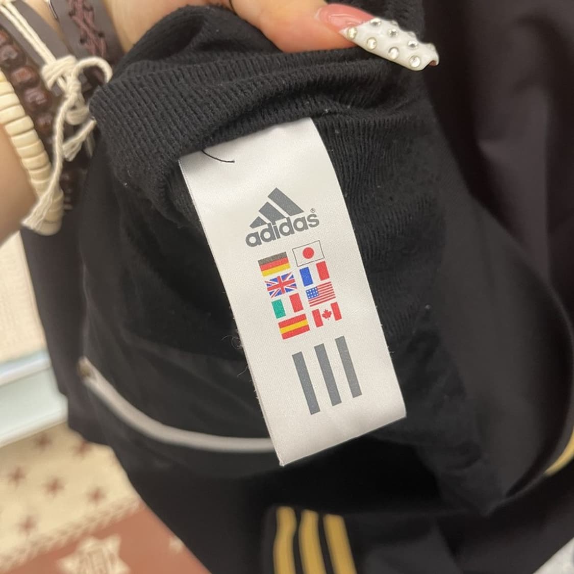 아디다스 올드스쿨 레트로 검골 바람막이 자켓 110 C10434 상품이미지6