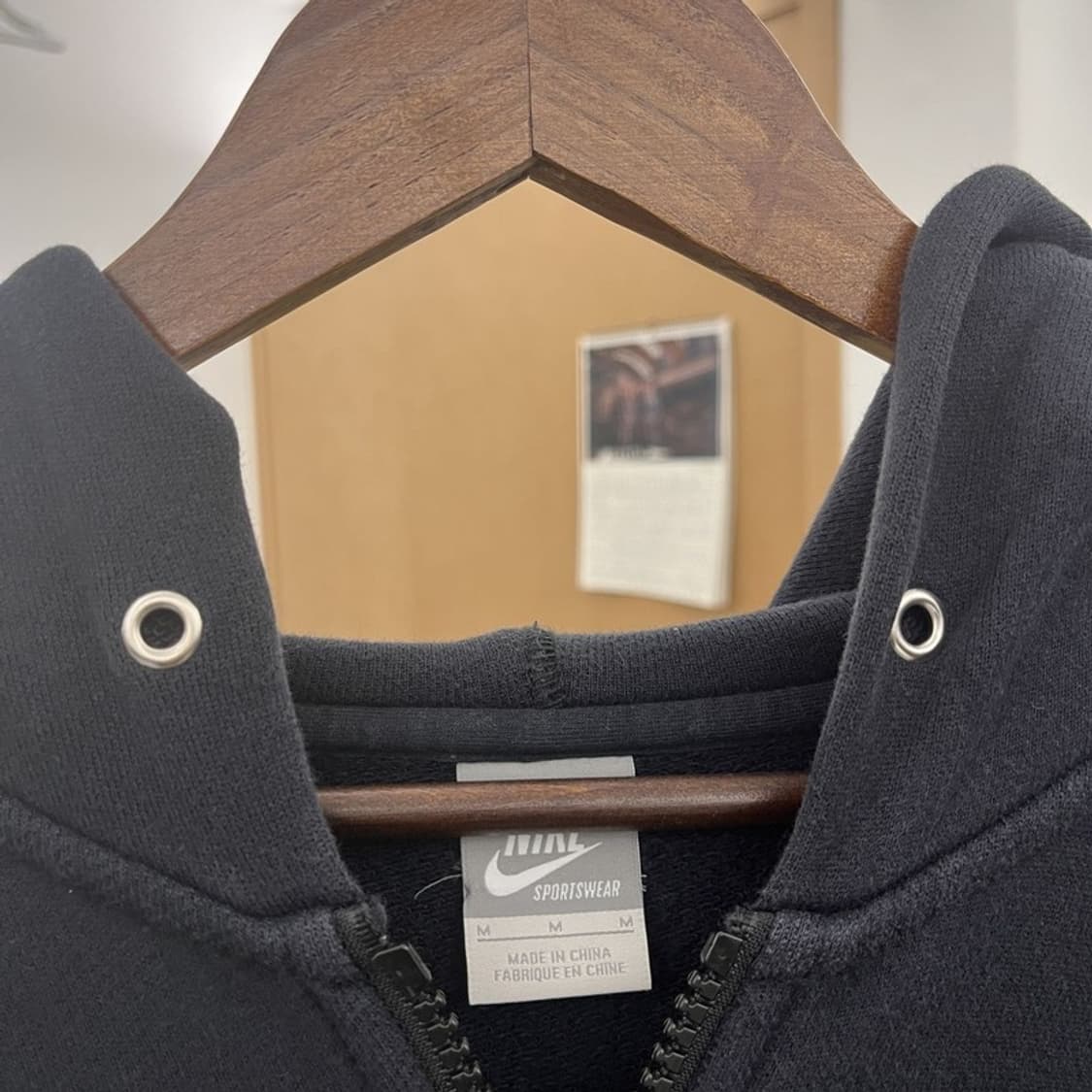 나이키 올드스쿨 스트릿 빈티지 양털로고 후드집업 M C09971 상품이미지7