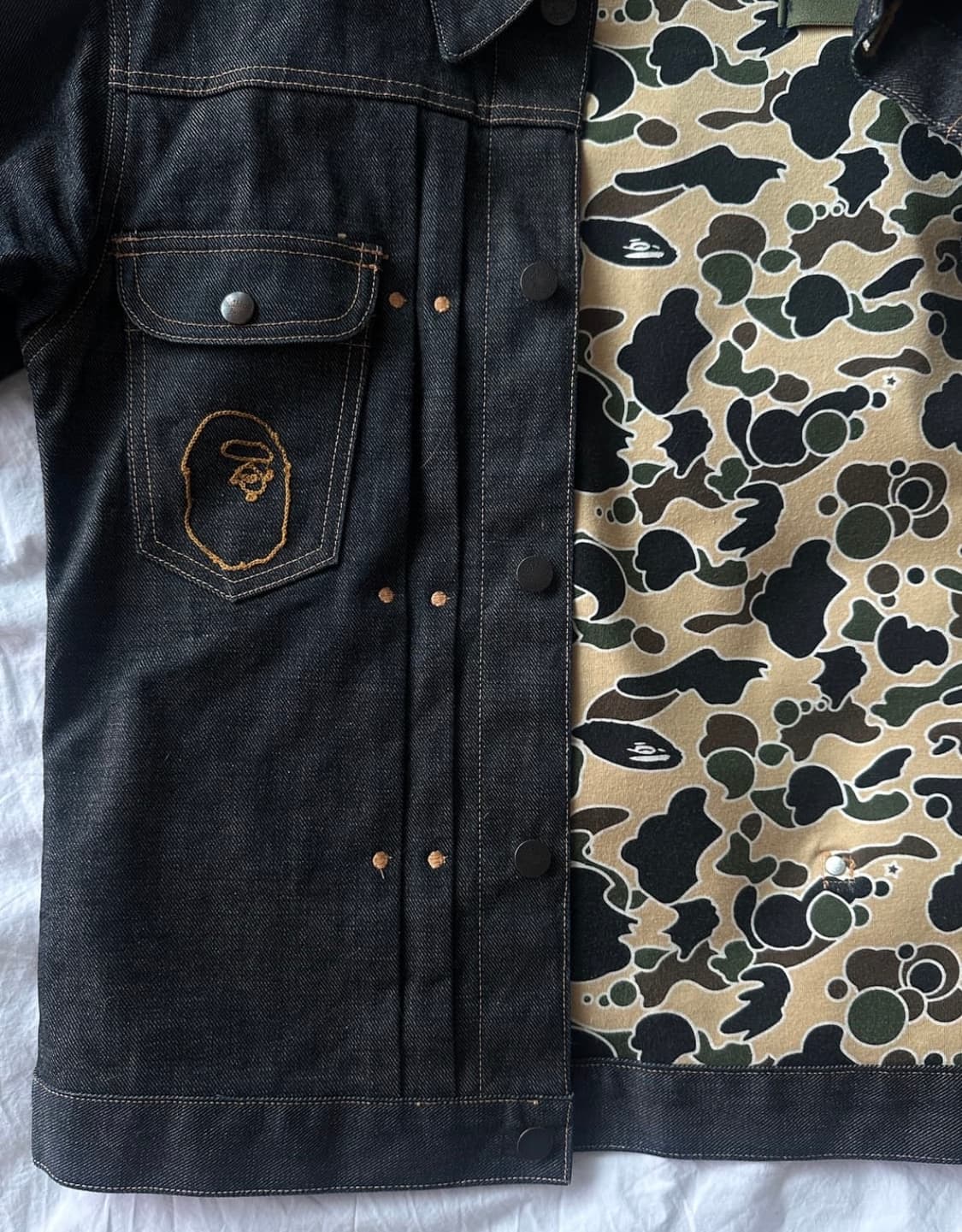 베이프 데님자켓 상품이미지2