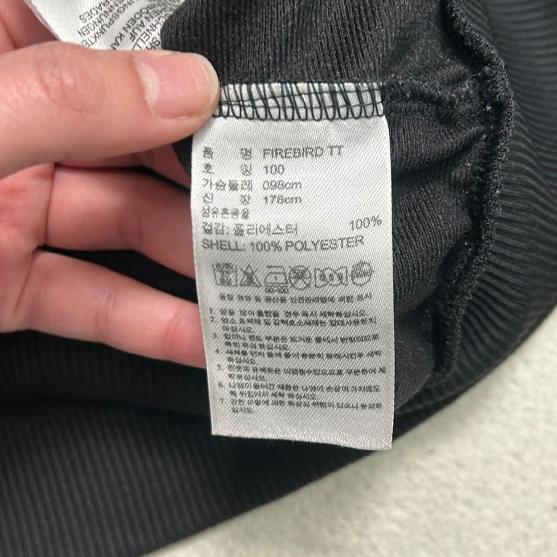 아디다스 블랙 파이어버드 트랙탑 블랙 100 상품이미지6