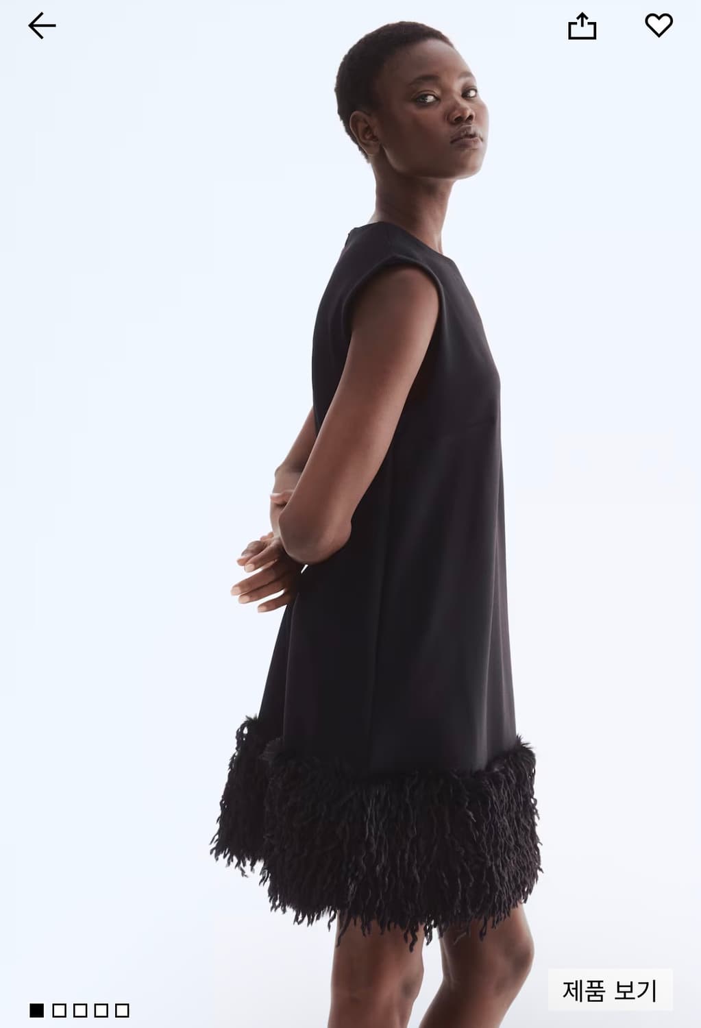 나야와시 착용 h&m 원피스 xs 원가양도 상품이미지1