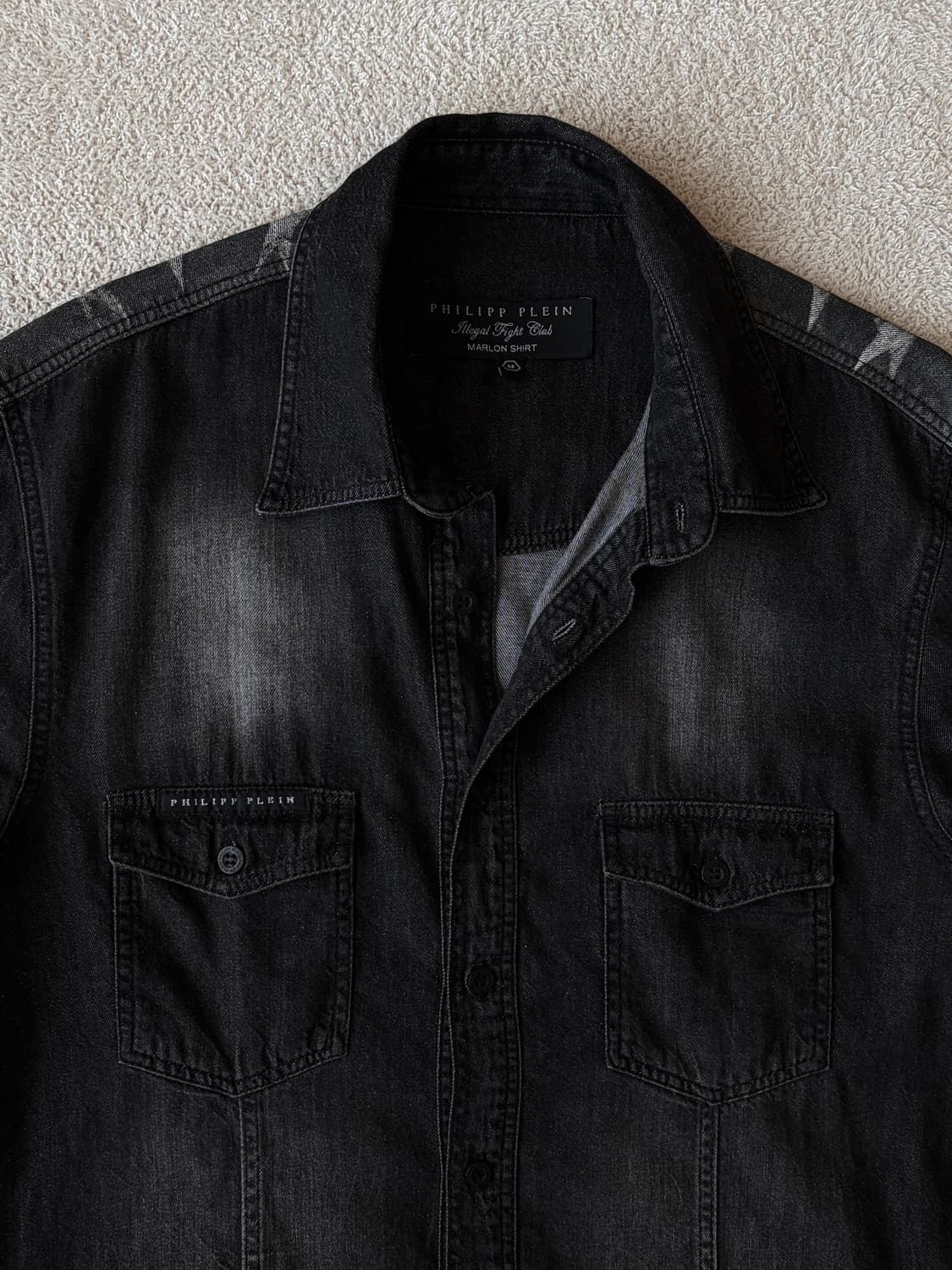 필립플레인 FW14 Marlon Illegal Fight Club 셔츠 상품이미지4