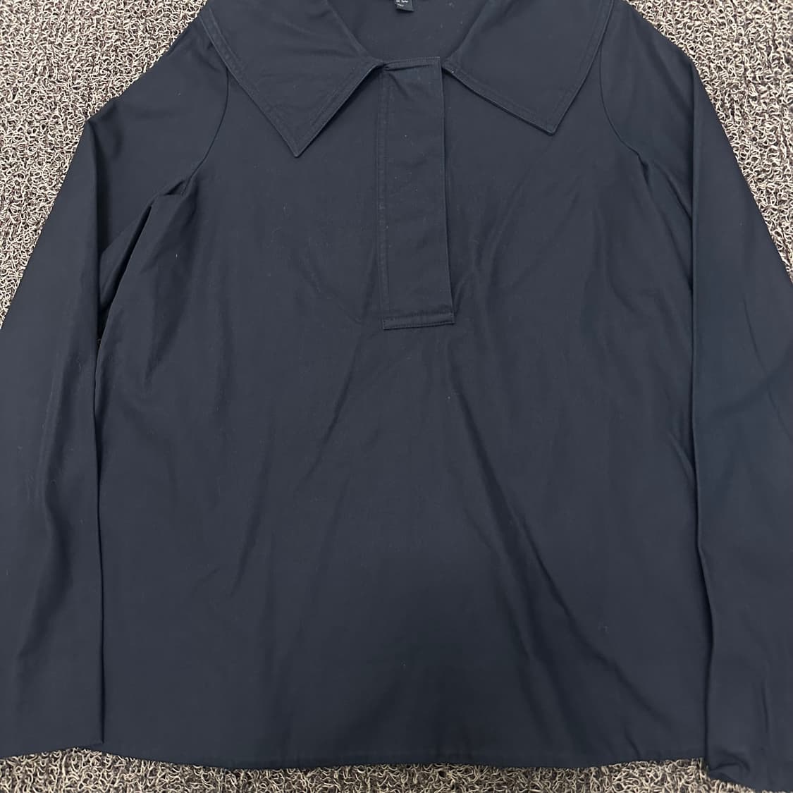 COS 코스 여성 블라우스 긴팔 네이비 32사이즈 상품이미지3