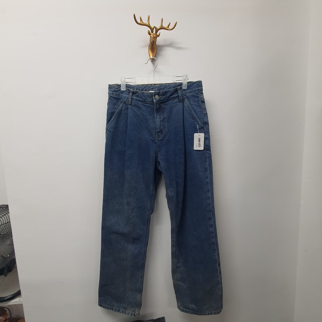 유니폼브릿지 원턱 중청 데님 상품이미지1