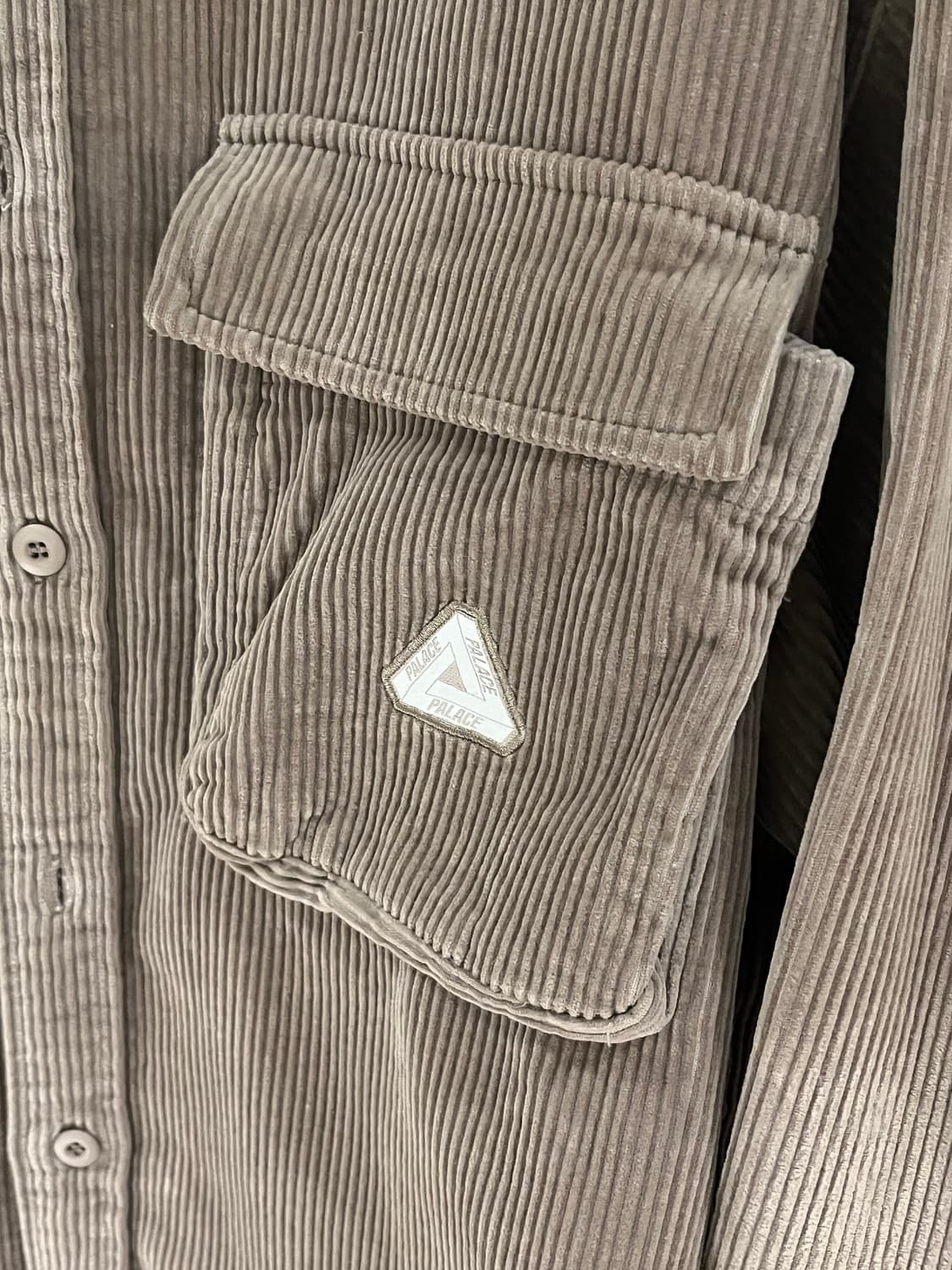 Palace Corduroy L/S Shirts Grey 상품이미지2