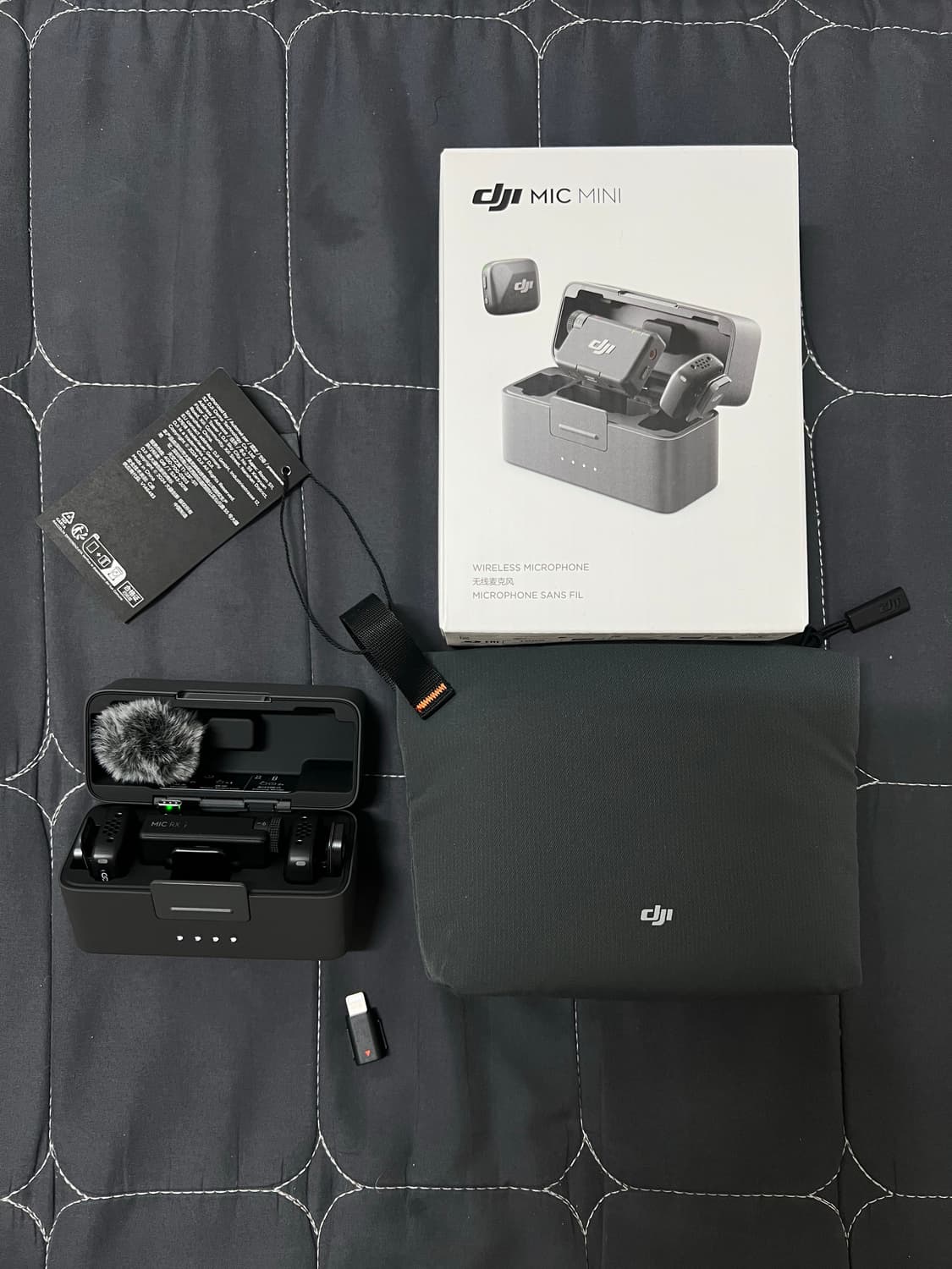 DJI 무선 Mic Mini 2 TX + 1 RX 마이크 + 충전 케이스 상품이미지1