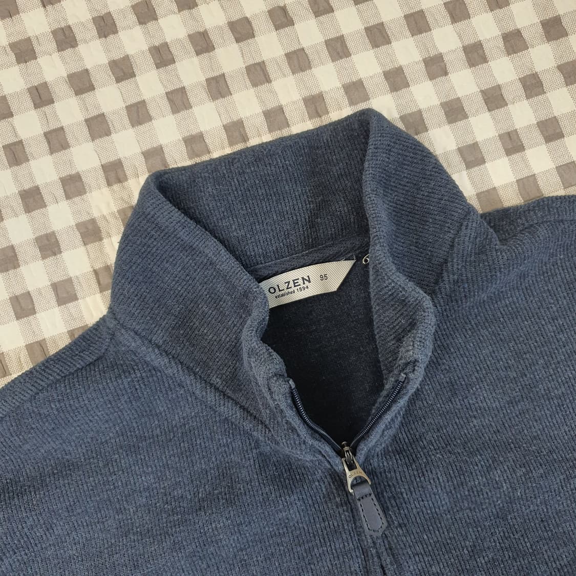 올젠 반집업 하프 맨투맨 남자95 상품이미지2