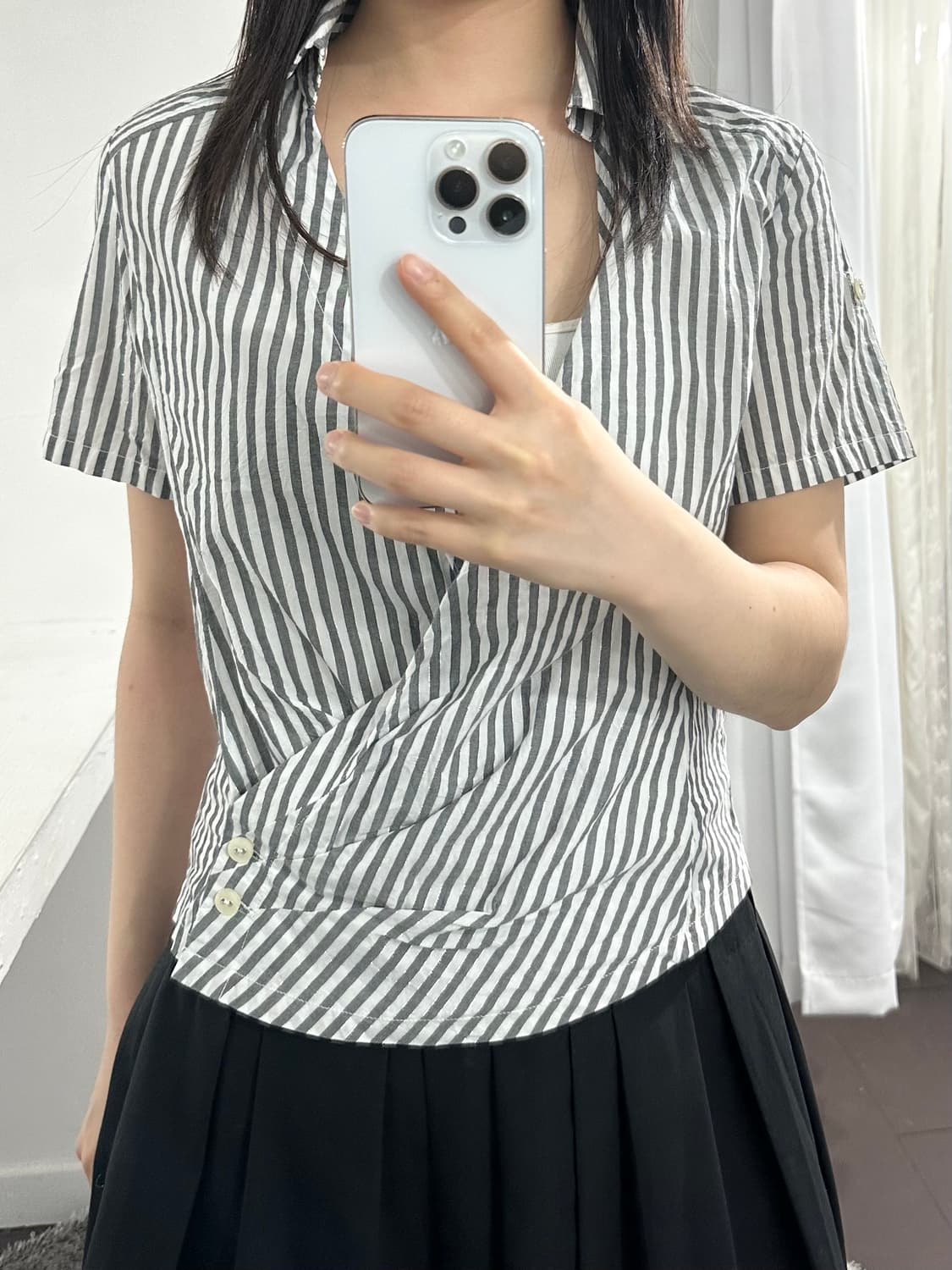 zazie wrap blouse 상품이미지4
