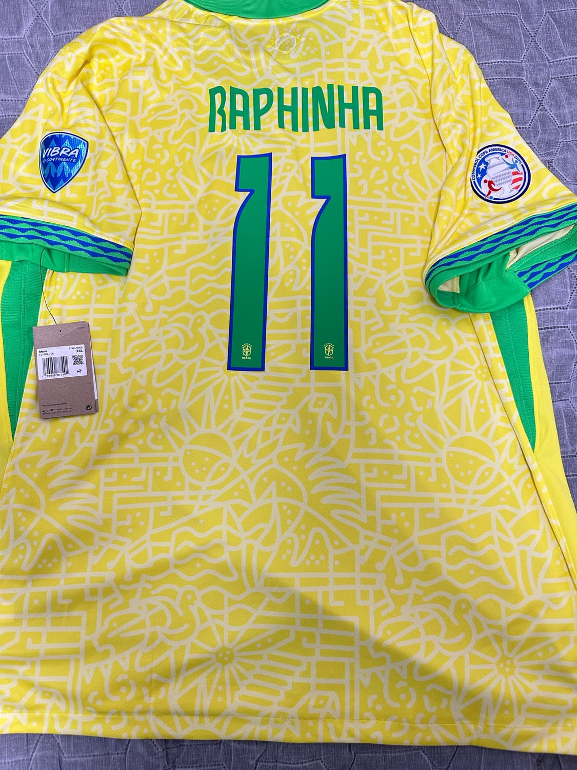 24-26 브라질 홈 하피냐 11번 2XL(115) 상품이미지6