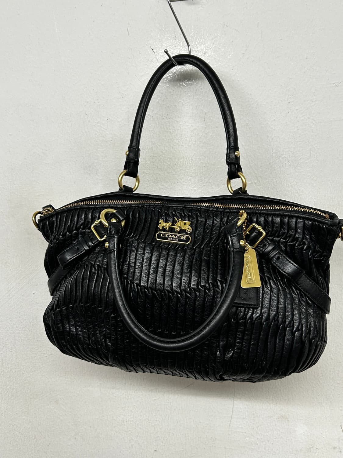 빈티지 코치 레더 토트백 상품이미지4