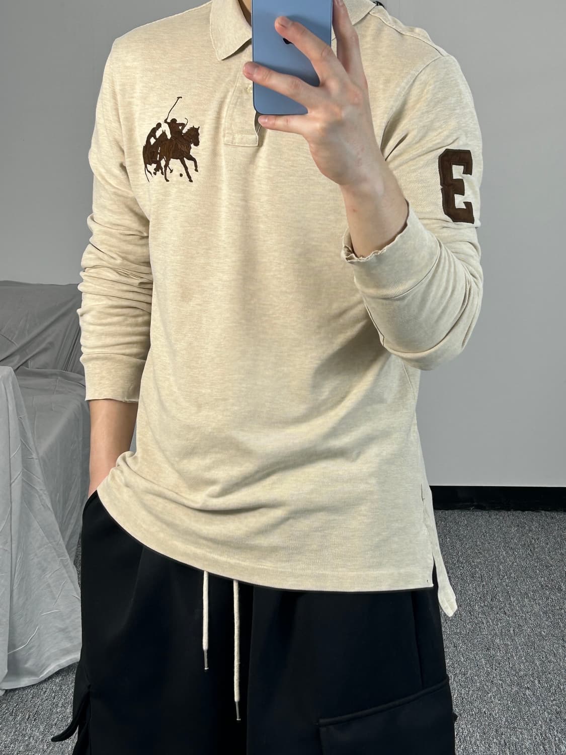 폴로 랄프로렌 더블포니 추격자 긴팔 PK L 상품이미지2