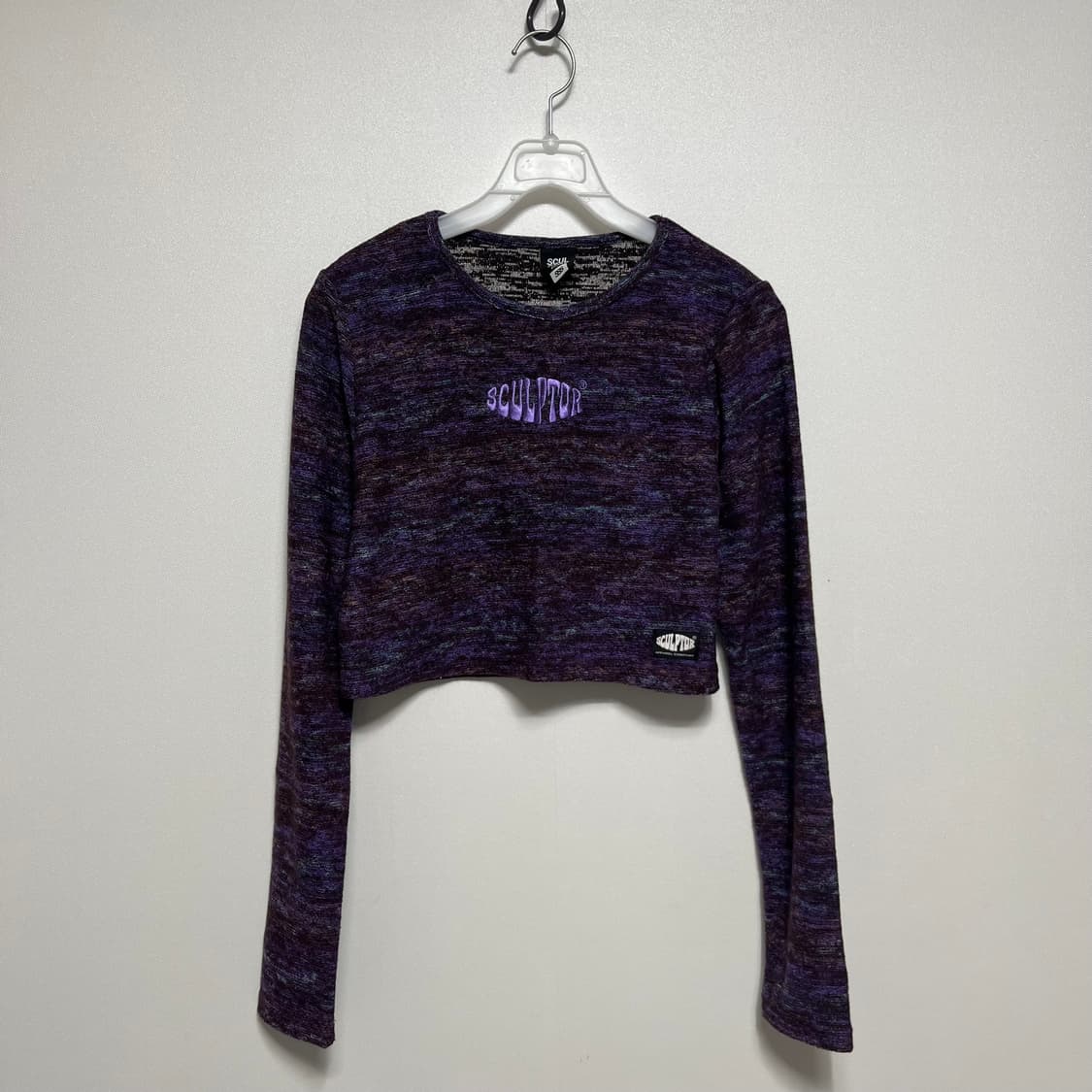 스컬프터 크롭 니트티 상품이미지1