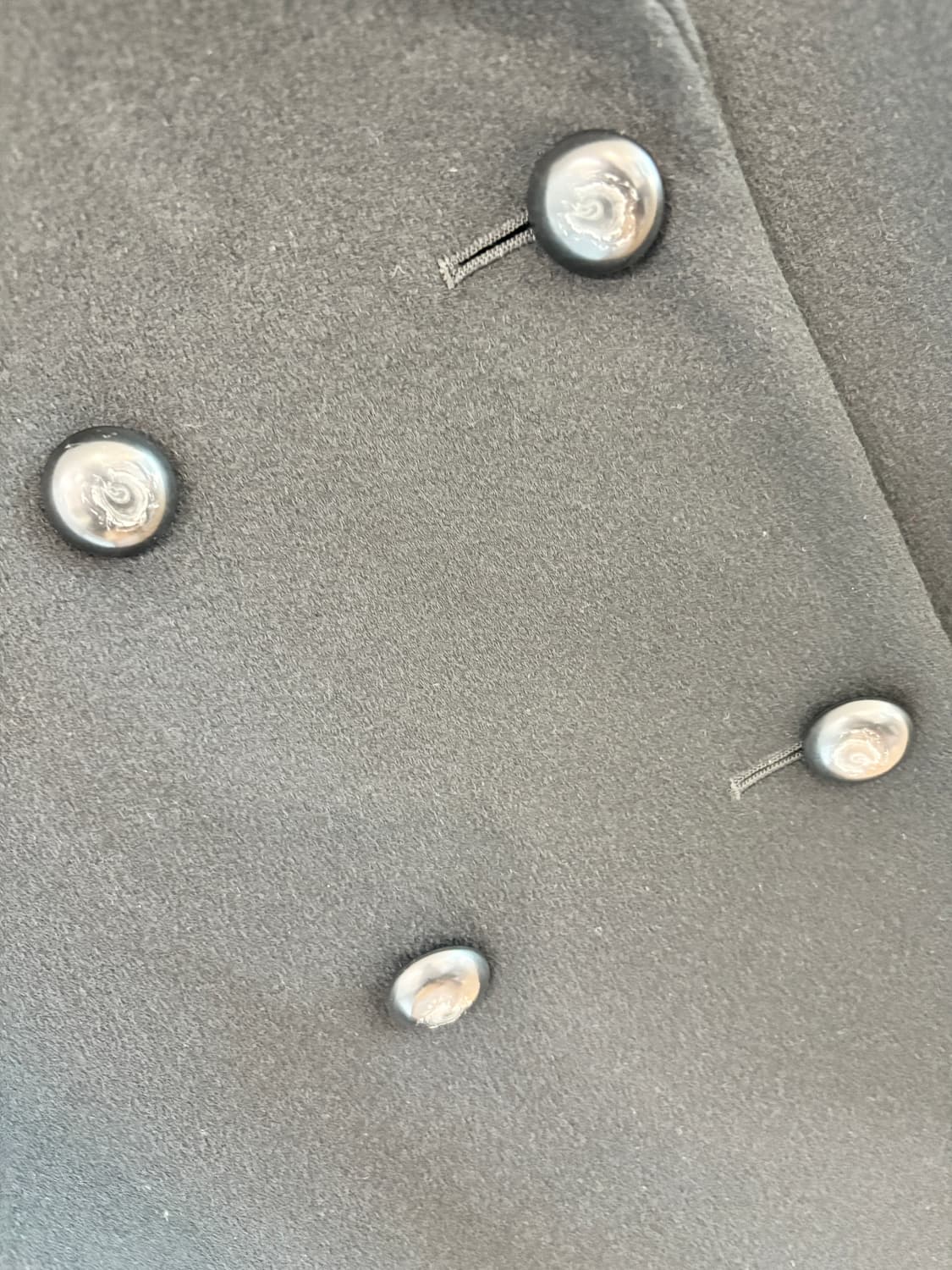 울100 검정 더블코트  상품이미지6