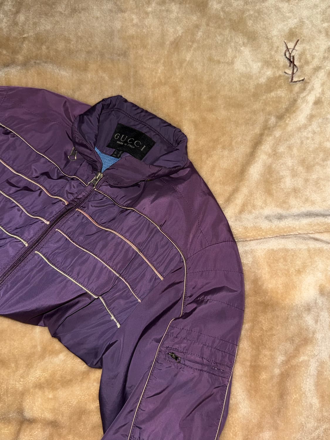 GUCCI 퍼플 나일론 자켓 상품이미지3