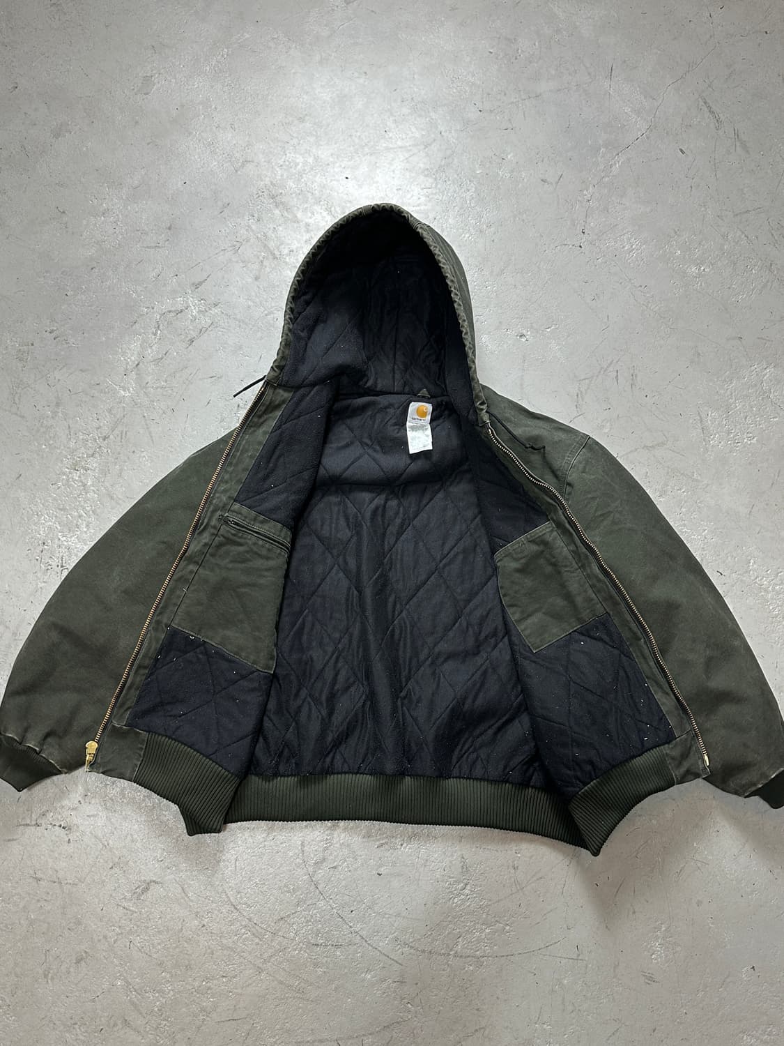 OG 칼하트 J130 액티브 자켓 칼하트 MOS 모스그린 상품이미지7