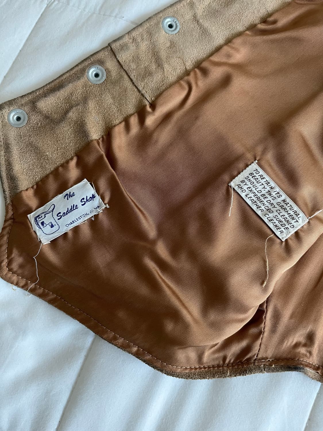 70‘s LEVI'S 오렌지탭 웨스턴 스웨이드 베스트 상품이미지5