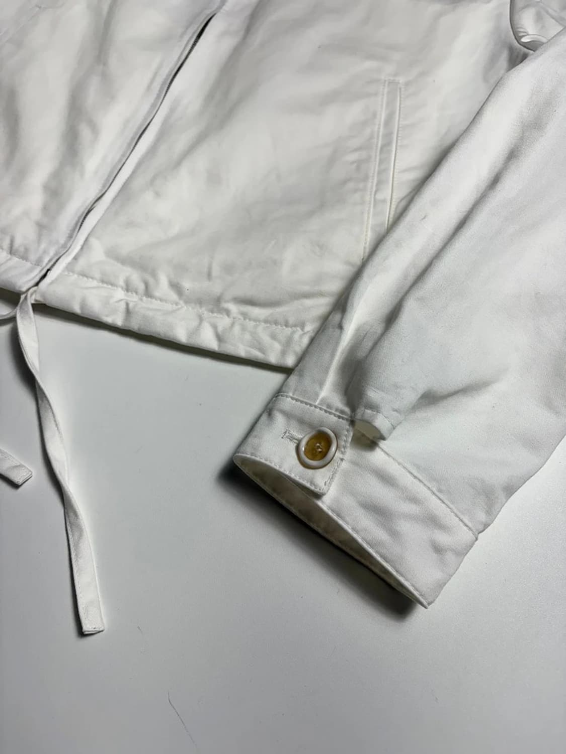 마르니 MARNI 화이트 넥리스 크롭 자켓 R2126 상품이미지3