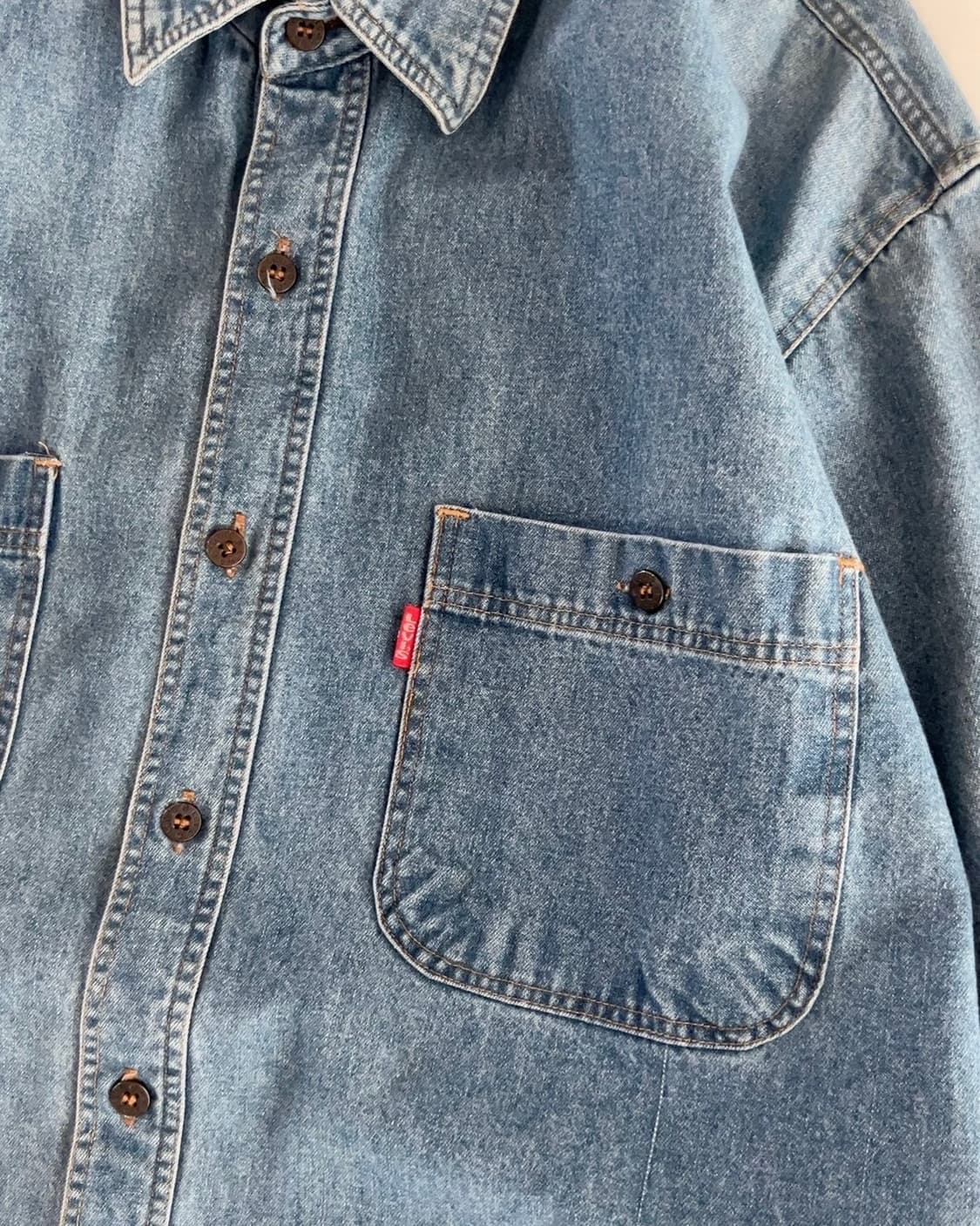 리바이스 투포켓 데님셔츠 M 상품이미지4
