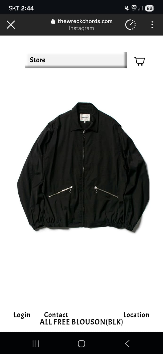 뤡코즈 블루종 3사이즈 상품이미지1