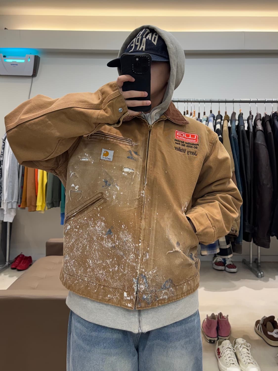 90s 칼하트 디트로이트 워크자켓 상품이미지6