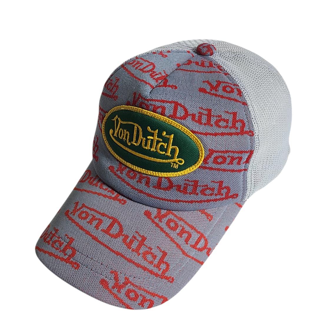 VonDuTch) 본더치 Y2K 모노그램 로고 메쉬 트러커 캡 상품이미지2