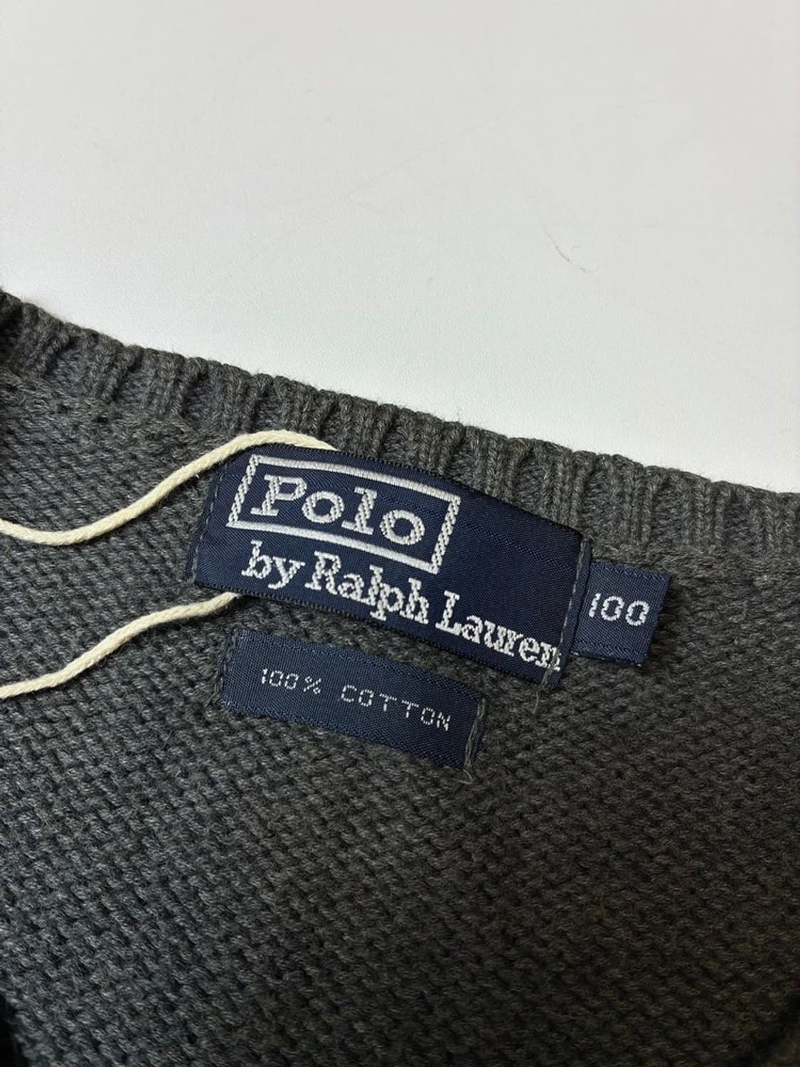 폴로 랄프로렌 90's 코튼 니트 조끼 PN8309 상품이미지6