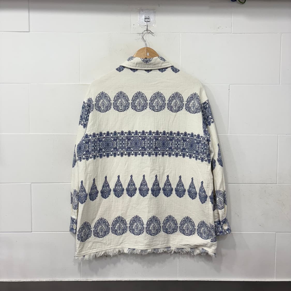 자라 자수 린넨 셔츠자켓 상품이미지7