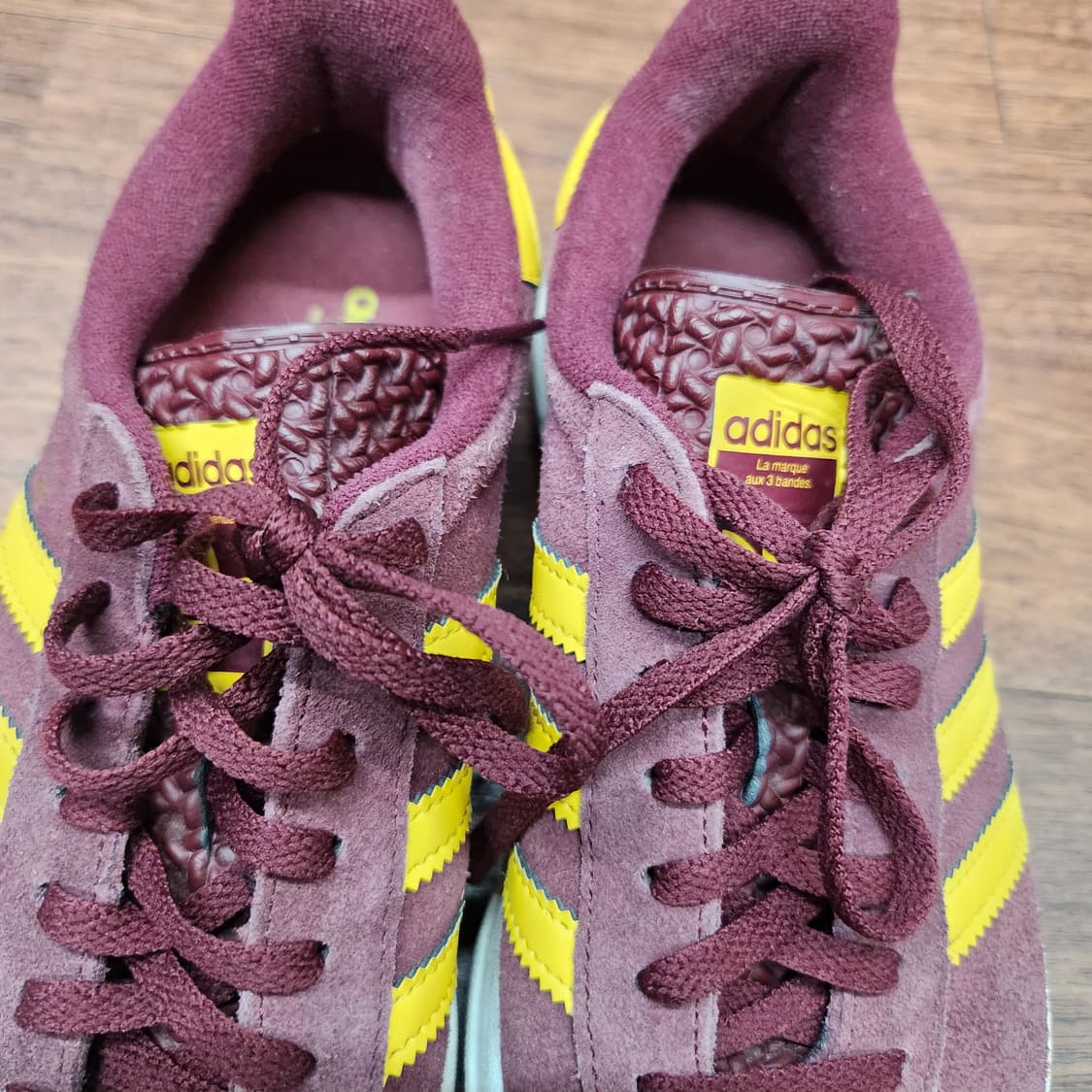 아디다스 가젤 볼드 버건디/옐로우 스니커즈 UK6(245~250) 상품이미지2