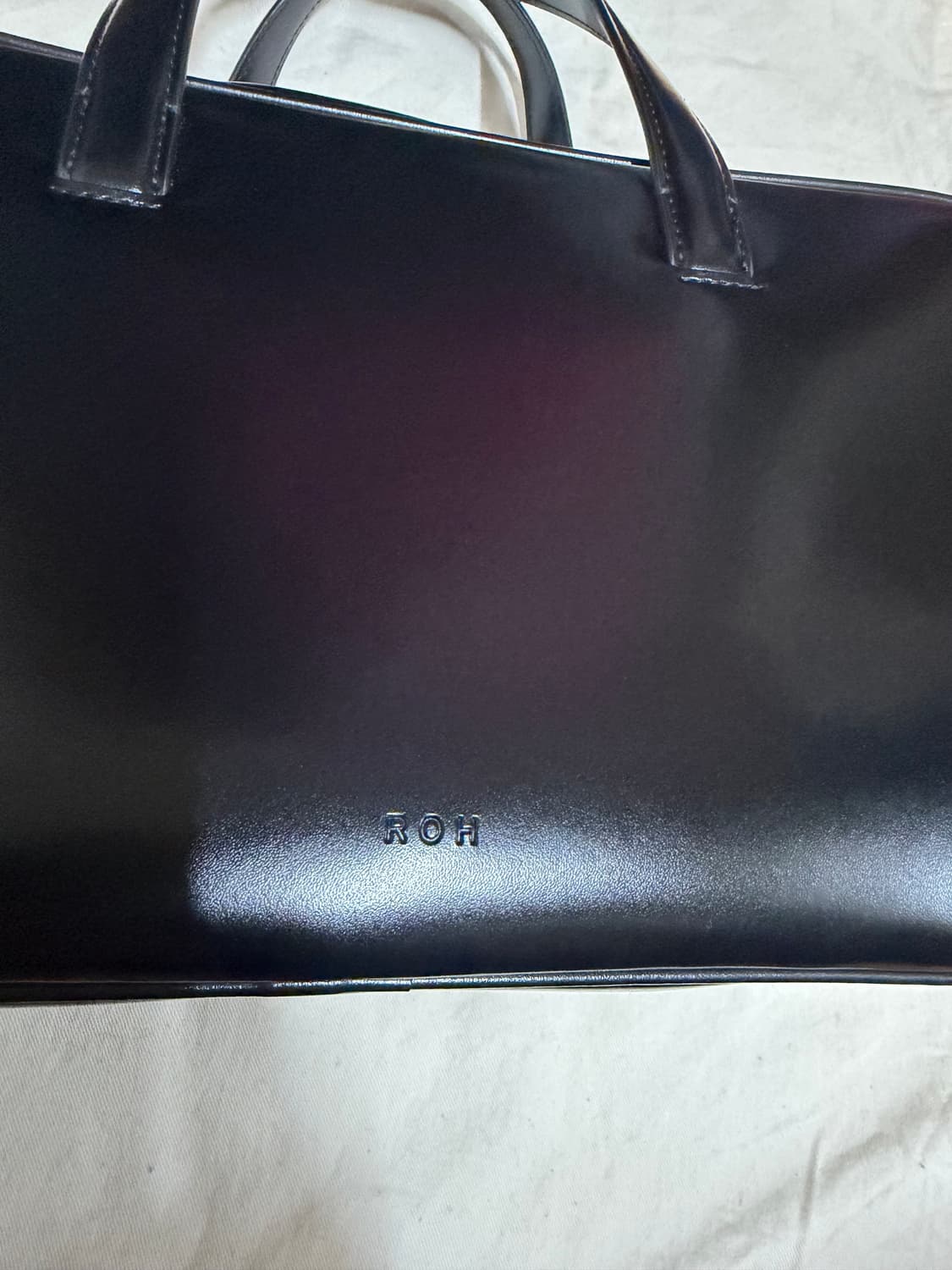 로서울 틴스퀘어 토트백 라지 블랙 상품이미지2