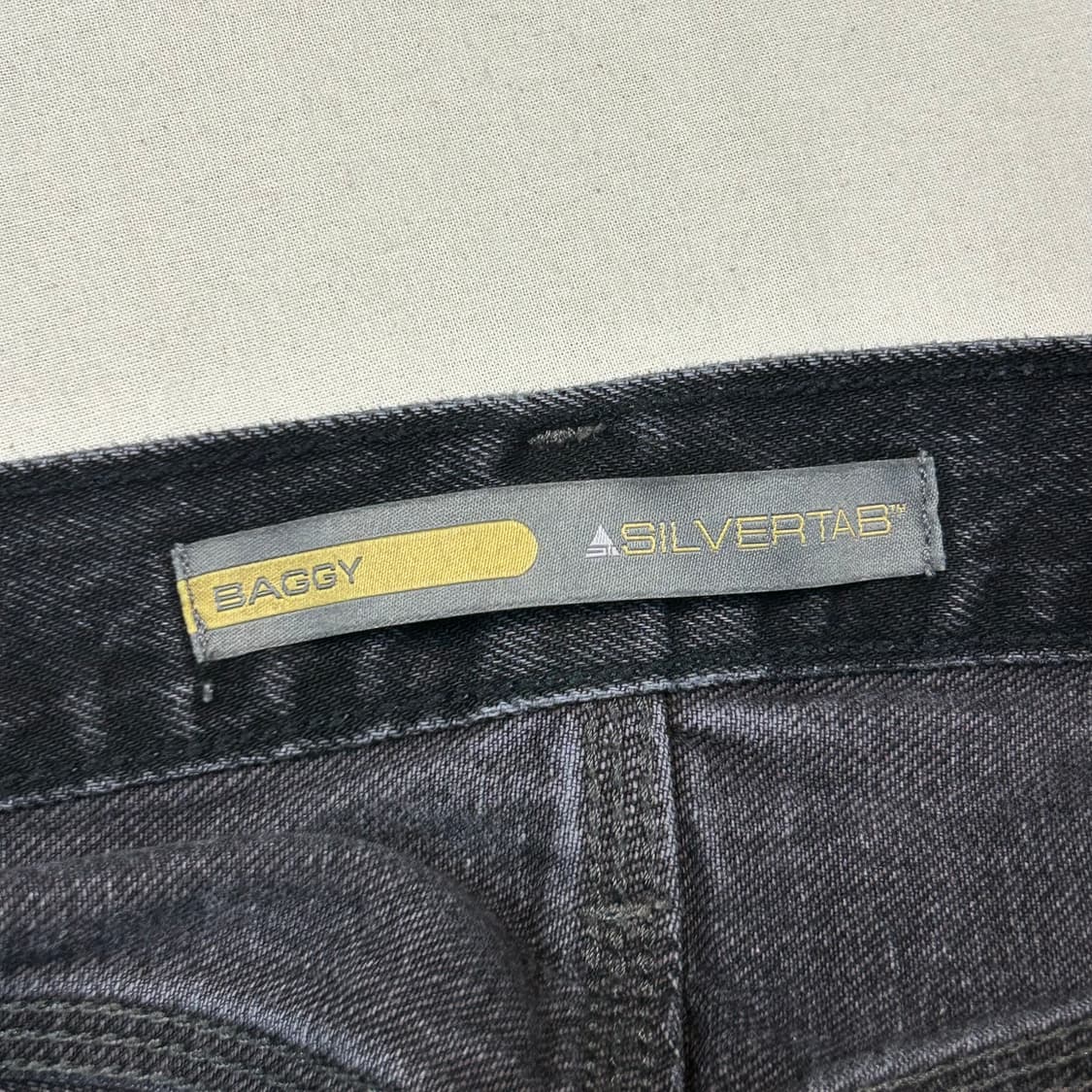 36inch) 리바이스 실버탭 블랙 카펜터 데님 팬츠 배기핏 상품이미지9