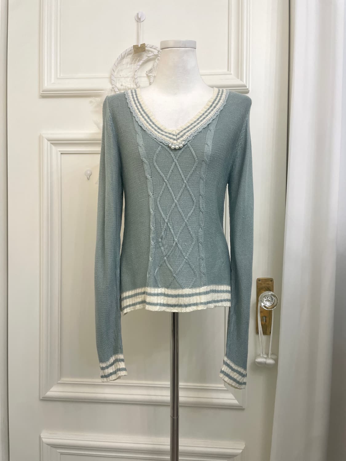 AXES FEMME indi mint lace point twist kn 상품이미지1