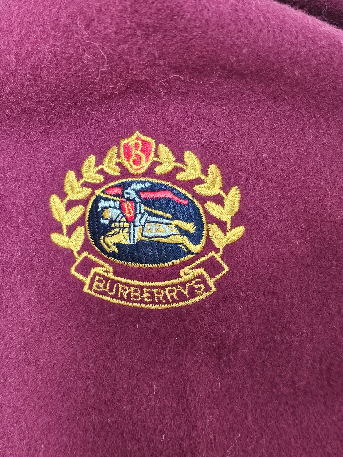 버버리 머플러 버건디 (구형) 상품이미지2